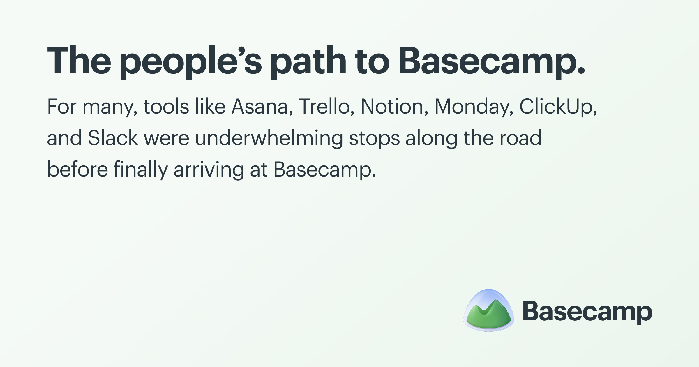 The people’s path to Basecamp